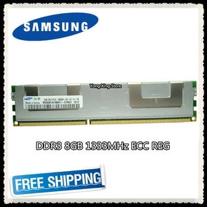 Серверная память Samsung DDR3 8 Гб 16 Гб PC3-10600R 1333 МГц ECC REG, ОЗУ DIMM 240pin 10600 8G, радиатор