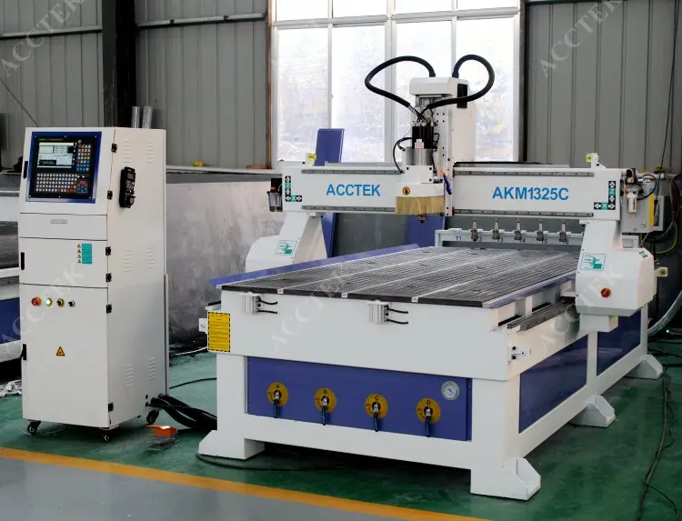 Цзинань AccTek 1325 atc фрезерный станок с ЧПУ 3d резьба по дереву машина для
