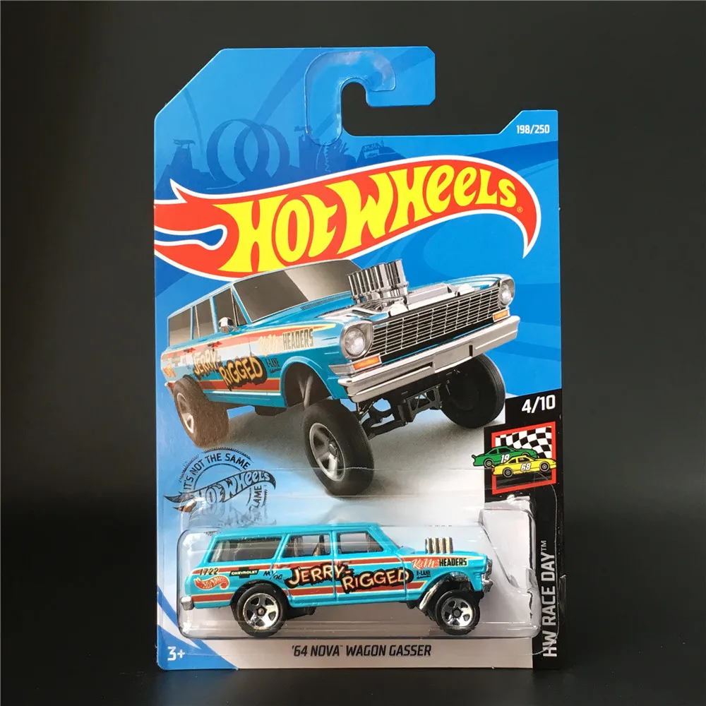 2019 горячие колеса 1: 64 Автомобиль NOVA вагон гассер Коллекционная серия