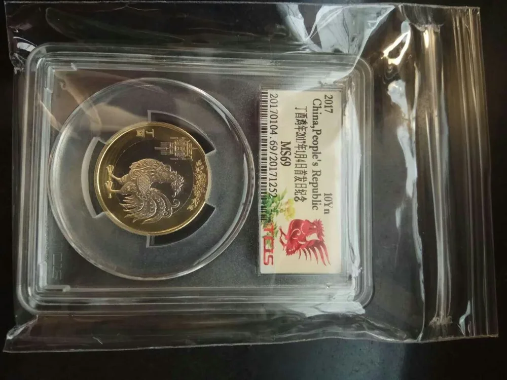 Люди банка вопрос курица коллекция закрепить памятная монета 10Yn оригинальный TCIS