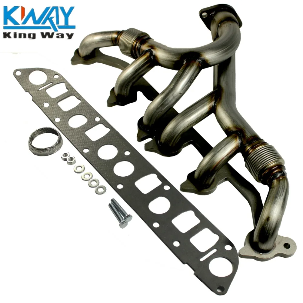 Бесплатная доставка выпускной коллектор King Way из нержавеющей стали и Комплект
