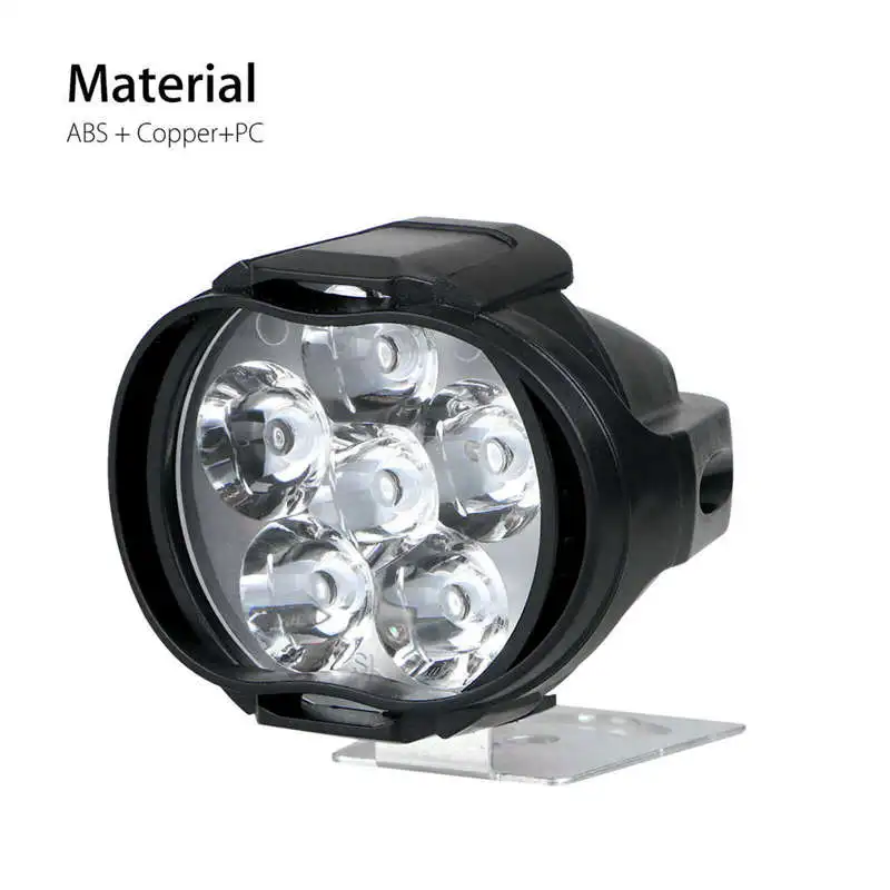 2 шт. 6Led мотоциклетный Точечный светильник головной для вождения противотуманная