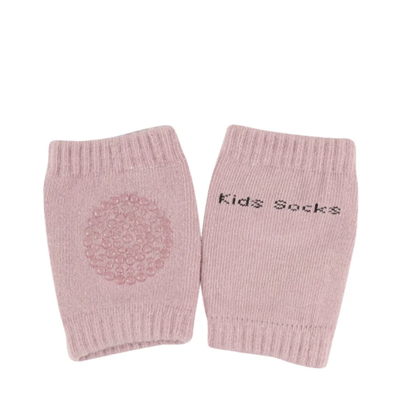 Pink Детские наколенники из хлопка для безопасности Ползания, налокотники, наколенники для малышей, более теплое колено, защита - Цвет: Pink