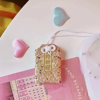 pass test 1 шт. Omamori быть тонкий пройти экзамен развеять несчастье Lucky академический сумка с подвесками хороший подарок друг семья подарок - Окраска металла: pass test