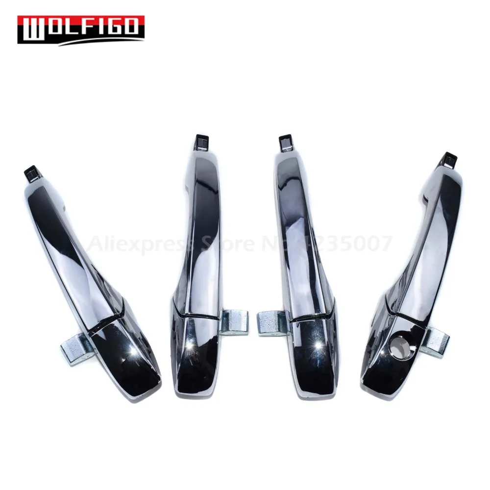 WOLFIGO Новые 4 шт. Набор хромированные наружные дверные ручки для Chrysler 300 300C 05-10 Dodge Magnum 05-08 зарядное устройство 2007 5065801AE