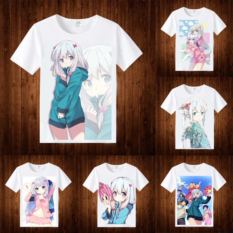 Coshome Eromanga Sensei Sagiri Izumi косплей футболки костюмы Ero манга топы Мужские Женские с