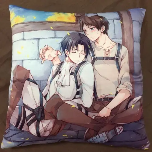 

Suef Anime manga Attack on Titan Aren Levi Anime two sided Pillow Cushion Case Cover 095