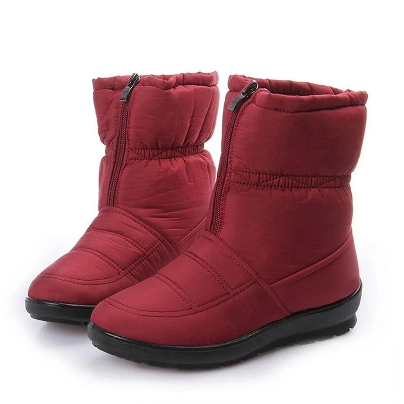2017 снегоступы шерсти Зимы теплый нескользящей водонепроницаемый женщин сапоги