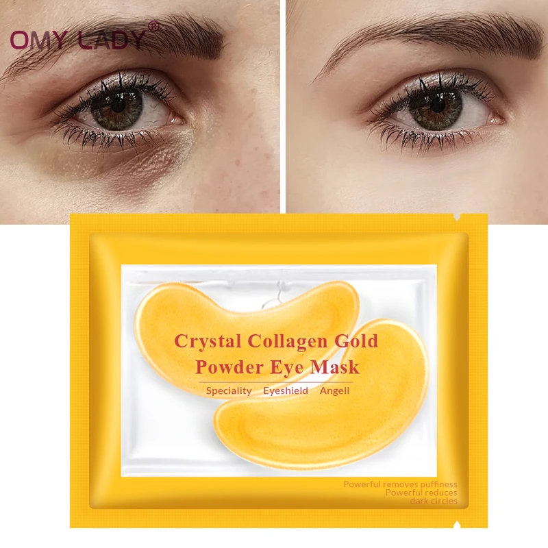 OMY LADY 1 пара золотых масок кристальная коллагеновая маска для глаз против морщин