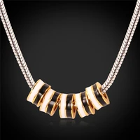 women diy charm necklace snake chain silver color rute round pendants for women fashion jewelry wholesale n860