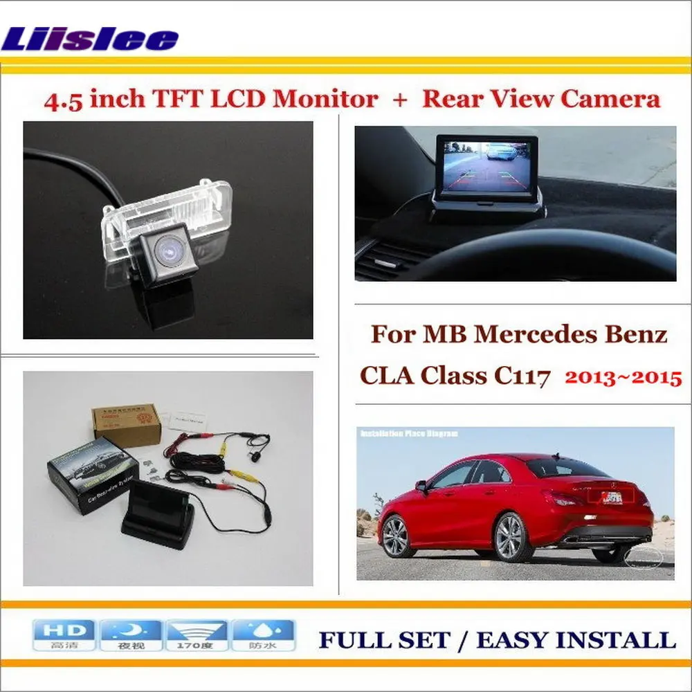 

Auto Camera For Mercedes Benz CLA Class C117 2013-2015 Car Reverse Rear Camera 4.3" TFT LCD Monitor Parking System