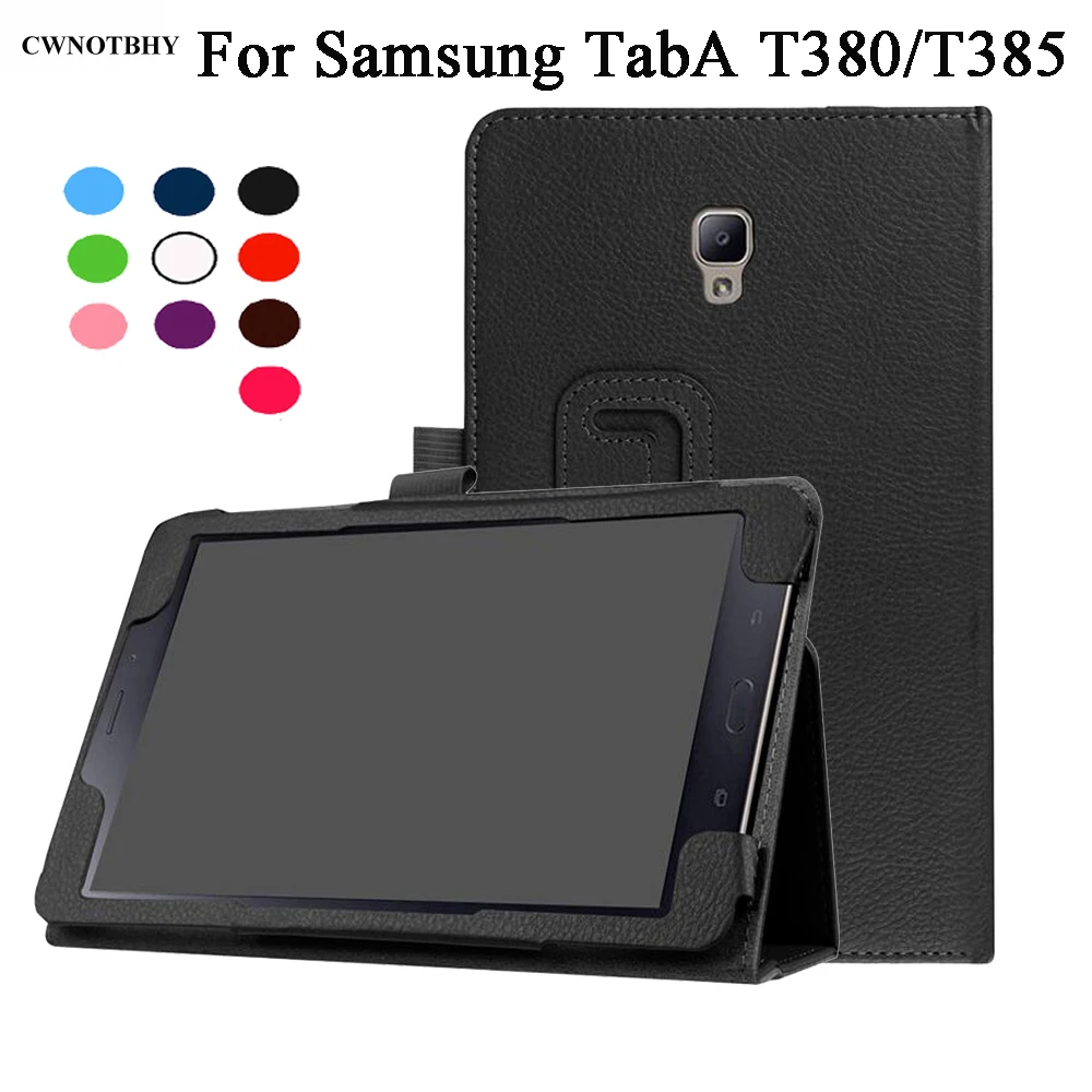 Чехол книжка из искусственной кожи чехол для samsung Galaxy Tab A 8 0 2017 sm t380 T385 планшет