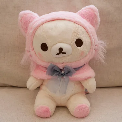 Кот rilakkuma мягкая игрушка плюшиес - Цвет: Розовый