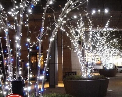 DC 12V 10m 100 LED string silver Wire fairy Light + 12v 1A Power supply for Holiday party/Christmas/Wedding decoration kits | Лампы и