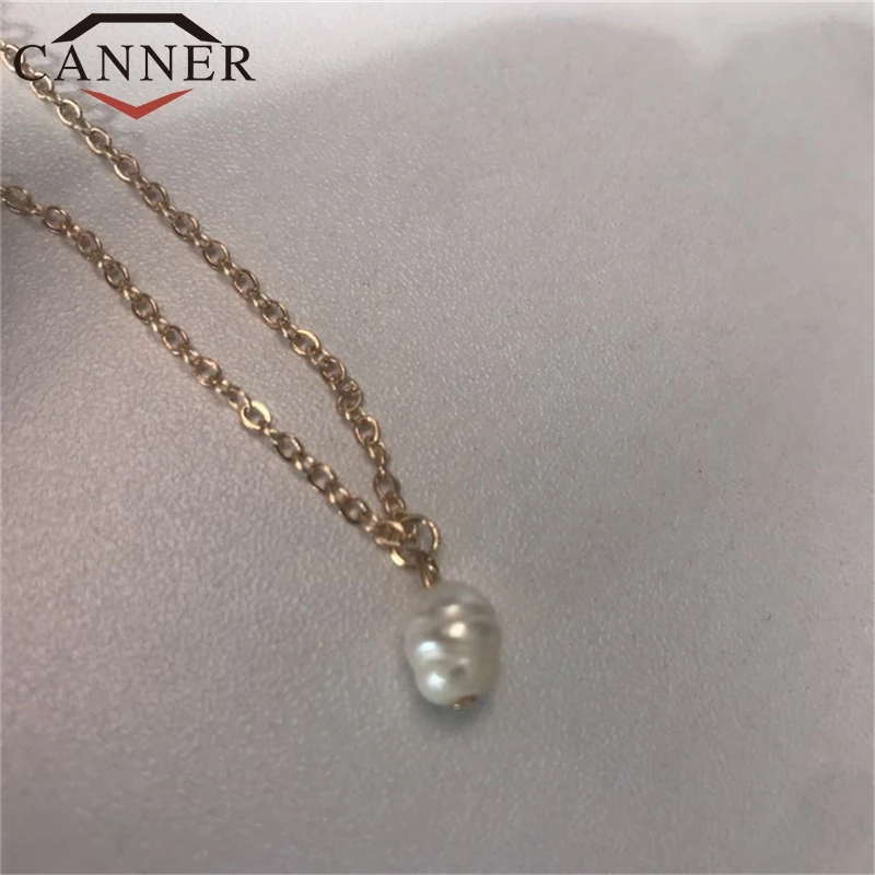 Женское Двухслойное ожерелье с подвеской из искусственного жемчуга | Украшения и