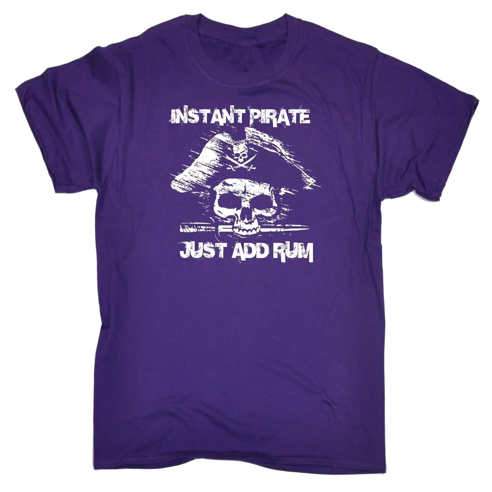 Футболка с надписью Instant Pirate Just Add Rum забавный подарок на день рождения крутая