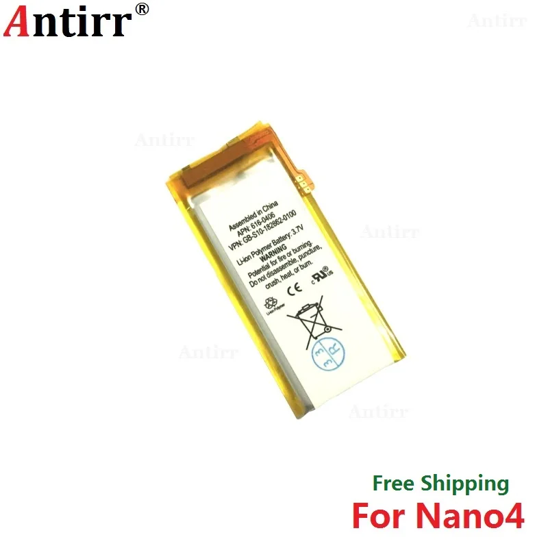 Оригинальный Новый Сменный аккумулятор Antirr для ipod Nano4 4G 4-го поколения MP3
