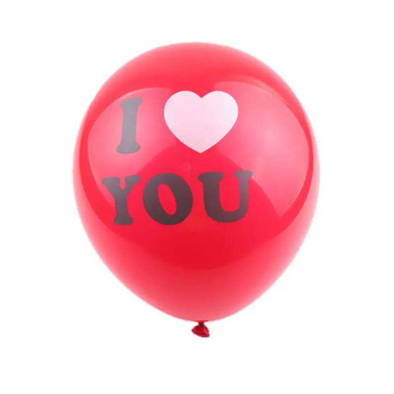 XXPWJ Новые 10 шт./лот круглые индийские латексные воздушные шары I LOVE YOU декоративные