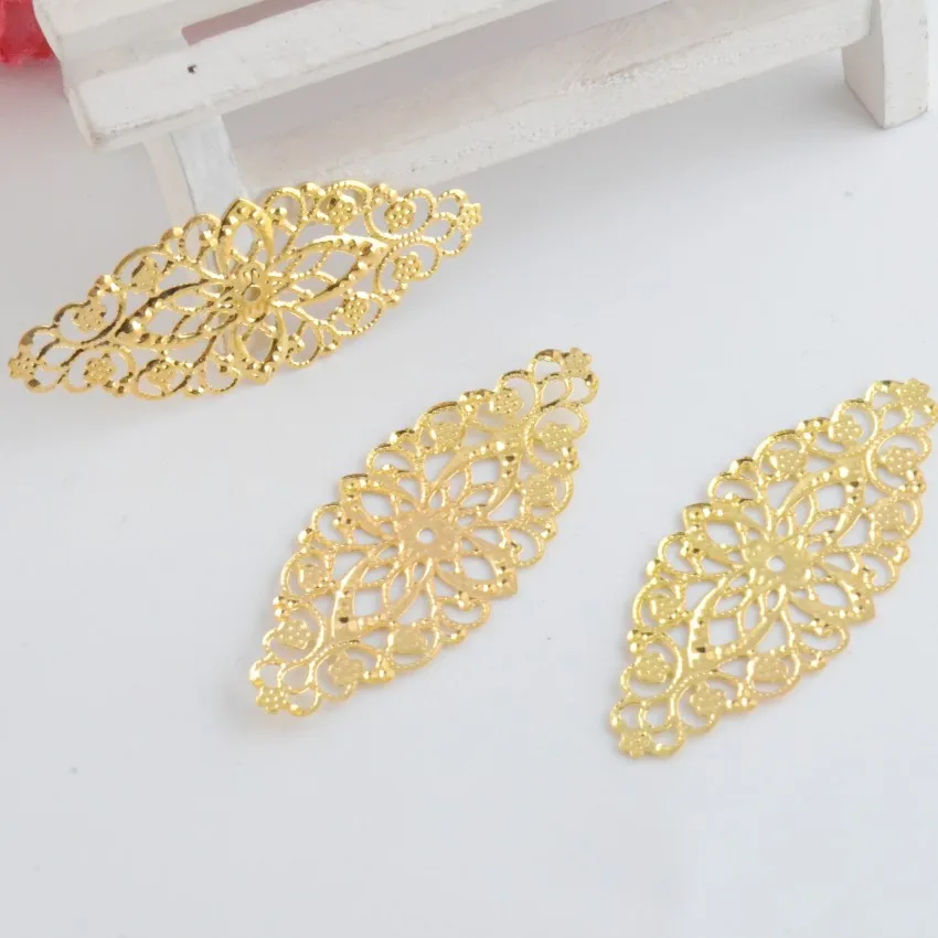 Розничная продажа розничная 50 шт. блестящие разъемы Металлические ремесла