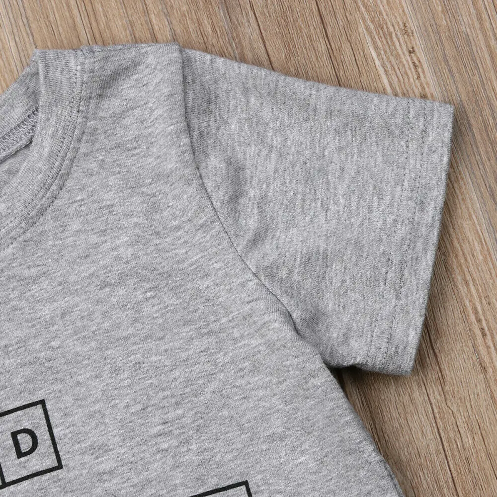 2019 Summer Toddler Infant Baby Boys Crossword Outfits Short Sleeve Tops T-shirt Striped Shorts Casual Clothes Sets | Детская одежда и