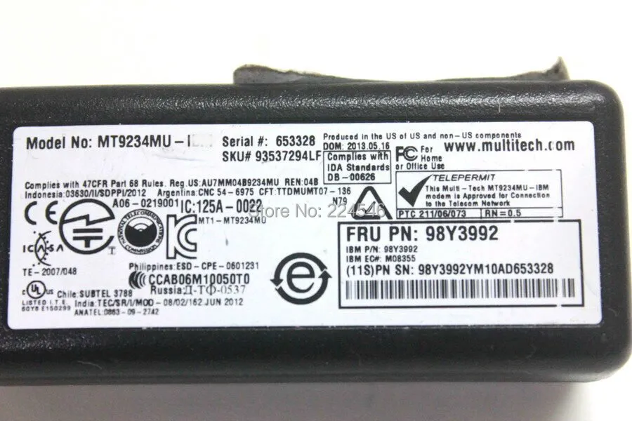 USB модем б/у для мультимобильных устройств MT9234MU V.92 Data/fax 56 Кбит/с|Компьютерные