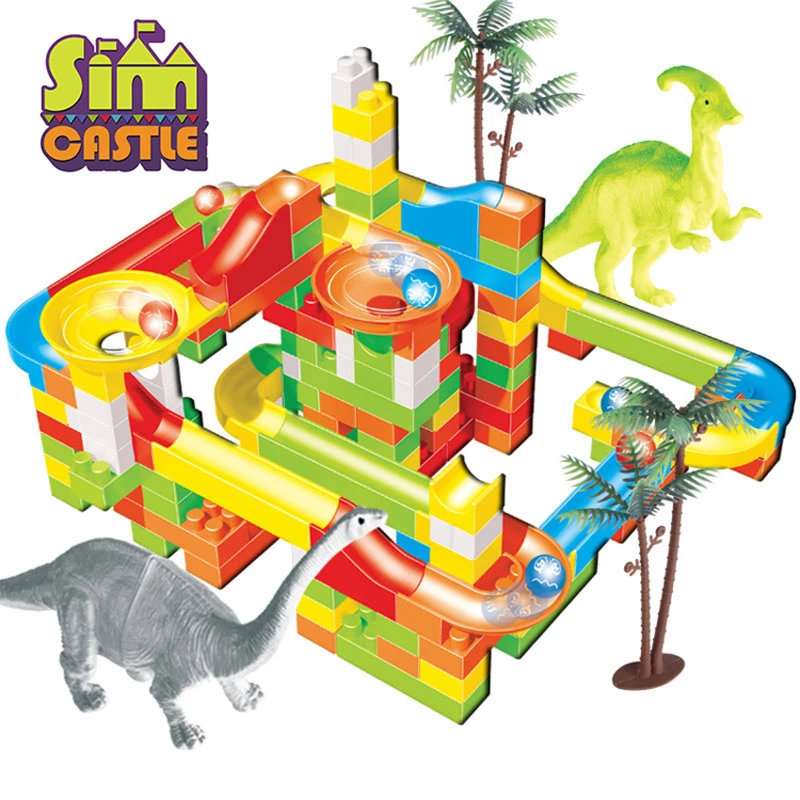 Строительные игрушки SIMCASTLE 36 82 шт. развивающие для детей блоки большого