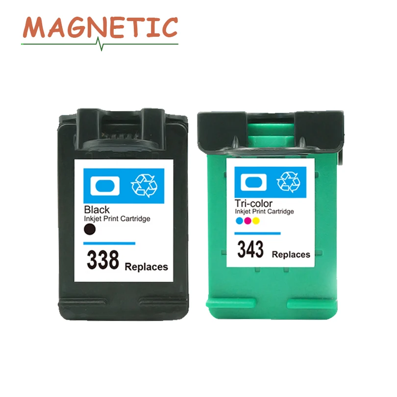 2 шт. картридж для принтера HP 338 343 Deskjet D4260 4260 D4360 C4200 C4480 C4280 C4400 C4580 C4273 | Компьютеры и