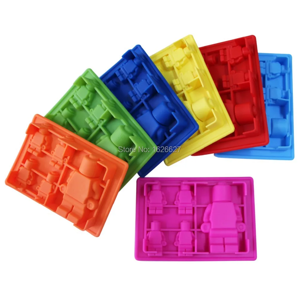 Новое поступление 5x силиконовая форма для льда с роботом инструменты мороженого
