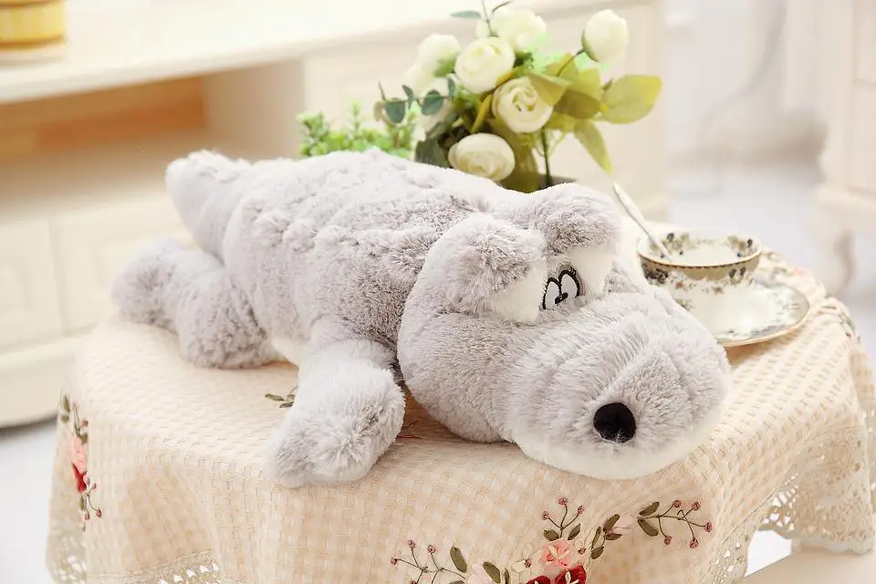 Серый плюшевая игрушка крокодил чучела Мультфильм большая кукла &quotкрокодил&quot