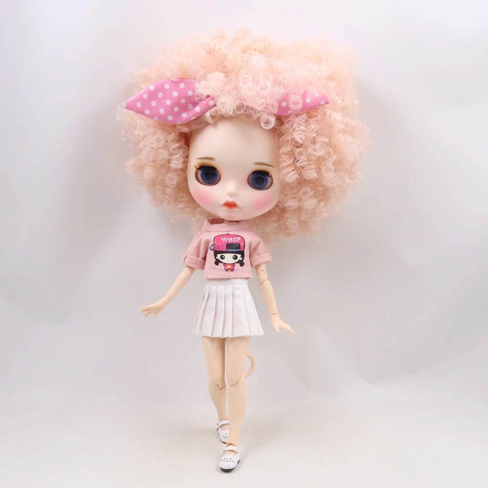 Кукла Blyth ICY DBS с белой кожей шарнирное тело матовым лицом милая розовая
