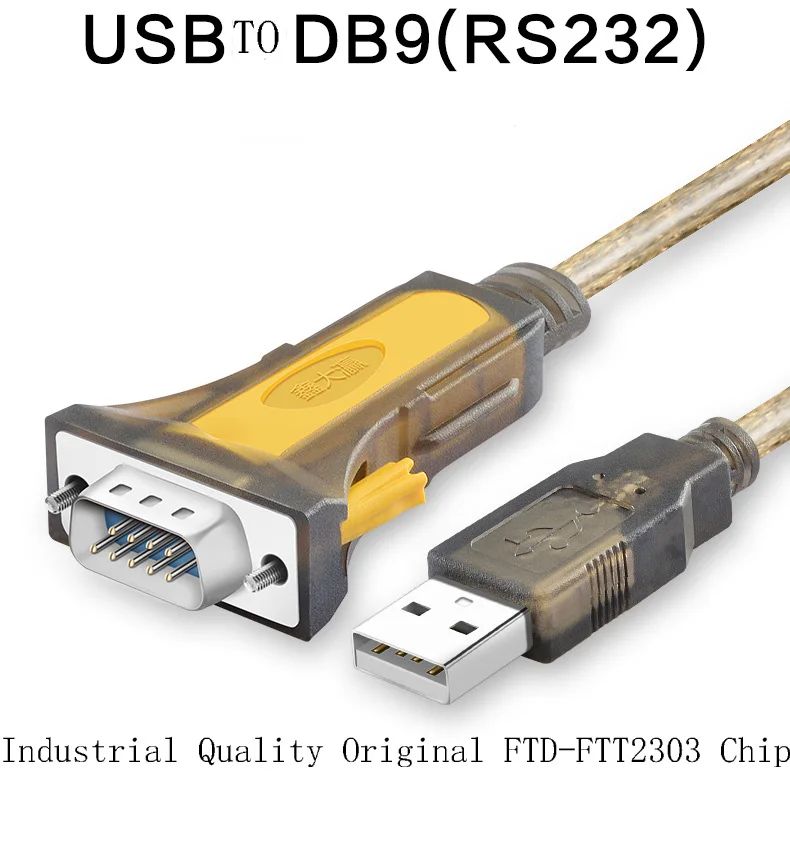 1,5 м USB 2,0 к RS232 RS-232 DB9 9pin последовательный кабель папа конвертер адаптер с чипсетом PL2303 для Windows 8 10