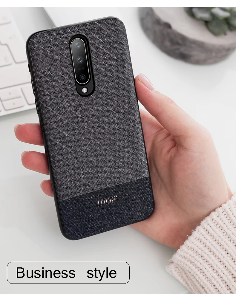 Для Oneplus 7 Чехол темно-Цвет джентльмен Бизнес Стиль ручной работы для One Plus 7 крест зерна для Oneplus7 случае