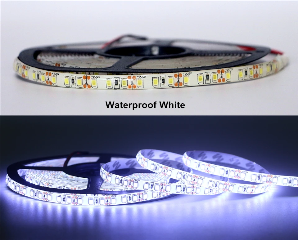 5 м SMD 2835/3528 120 светодиодов/м гибкая светодиодная лента постоянного тока 12 В 600