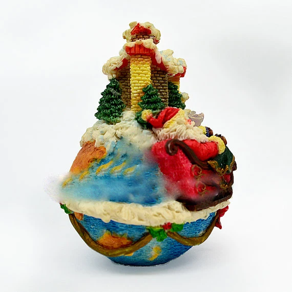 Силиконовая 3D форма для мыла в форме свечи Рождественская Санты шоколадная