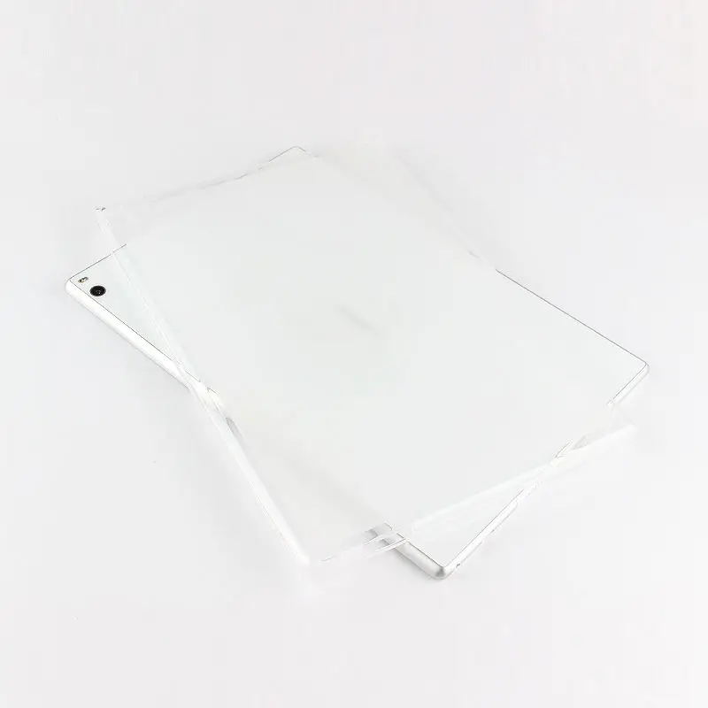 transparent Чехол TPU для lenovo Tab 4 10 Plus TB-X704N X704L 10,", защитный чехол для планшета, кожаный чехол на заднюю панель Tab4 10 plus, защитный чехол из искусственной кожи - Цвет: transparent