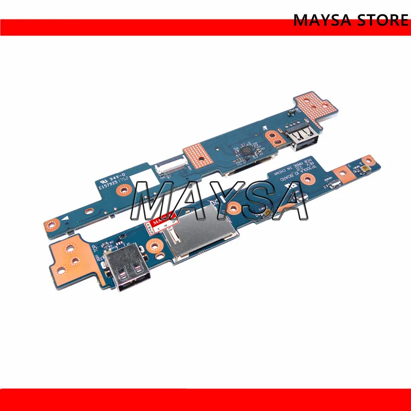 

Плата USB SD IO для ноутбука Asus, для Asus TP300LA TP300LD Q302U Q302UA Q302 Q302L Q302LA MB PN TP300LA_IO_BOARD 100% работает