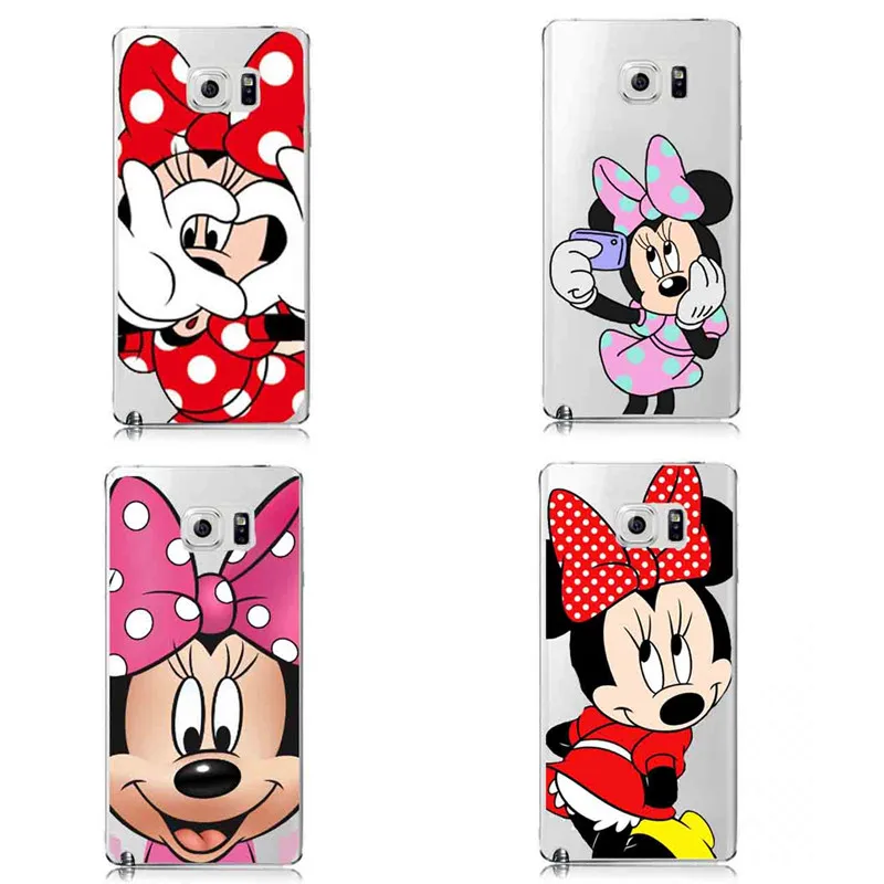 Веселый Микки Минни Emoji Мышь чехол с принцессой для samsung A3 A5 A7 A8 J1 J5 J7 Note 7 4 5 S3 S4 S5 S6 S7