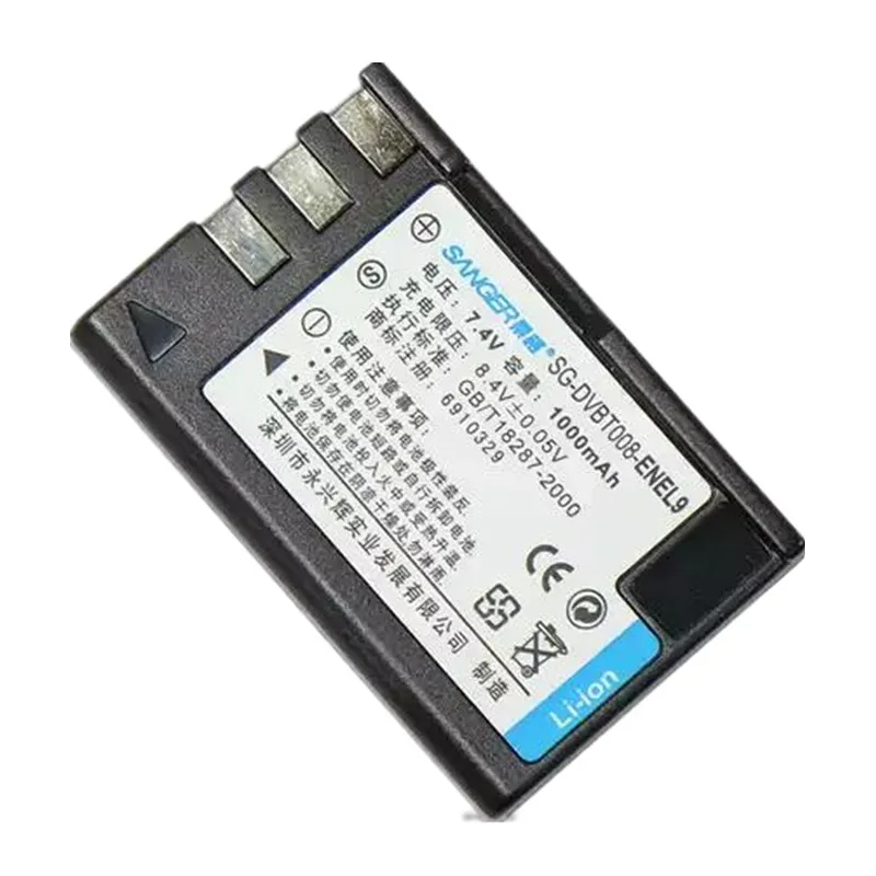 EN EL9 литиевые батареи ENEL9 EL9a EL9A литий ионный аккумулятор для цифровой камеры Nikon D40