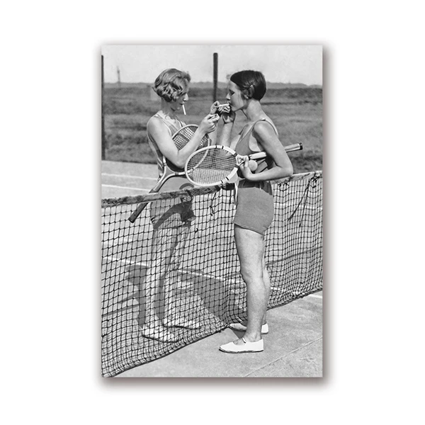 

Черно-белая теннисная фотография на холсте Duknow Style