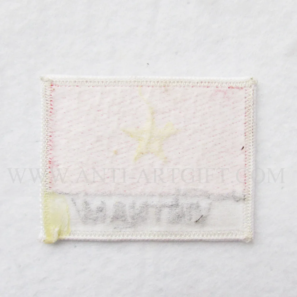 Customized green and white design oval shape Embroidered patch | Дом и сад