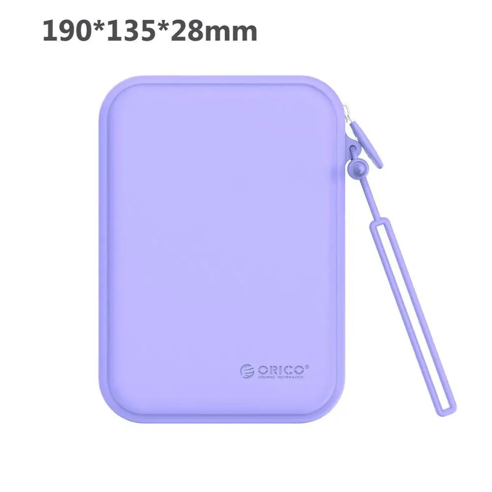 SG-B4 Purple ORICO чехол-контейнер для монет, наушников, защитная коробка для хранения, цветные наушники, дорожная сумка для хранения для наушников, кабель для передачи данных, зарядное устройство - Цвет: SG-B4 Purple