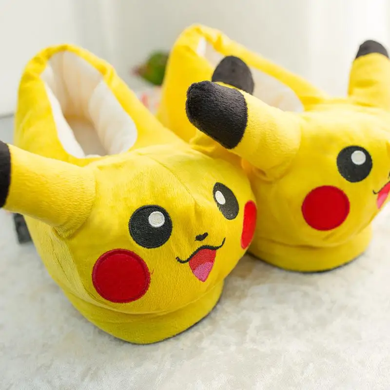 Зимние мягкие ножки когти хлопковые тапочки мягкое тепло Мультяшные животные