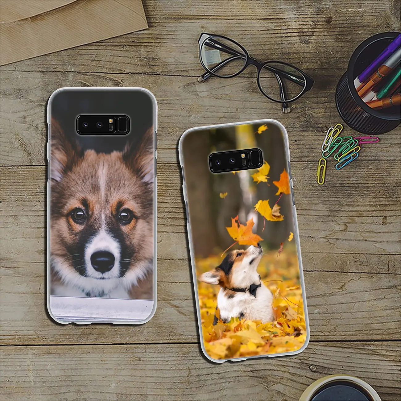 Жесткий чехол Lavaza Corgi dog для Samsung Galaxy Note 10 9 8 A9 A8 A7 A6 Plus 2018 A5 A3 2015 2016 2017 A2 | Мобильные