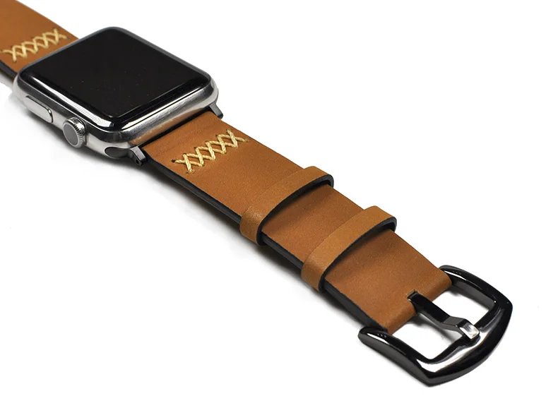 Ремешок из натуральной кожи для Apple watch 42 мм 38 мм 44 мм 40 мм correas iwatch series 4 3 2 1 ремешок для часов браслет наручные часы ремень