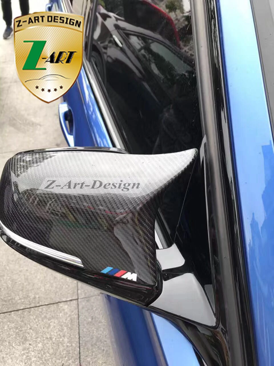 Z-ART заменитель углеродное волокно зеркалом заднего вида Обложка для BMW F32 F33 F36 4