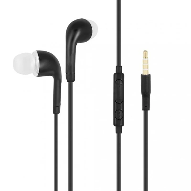 Black headphones Наушники 3,5 мм Jack стерео наушники Проводная гарнитура с микрофоном для Iphone sony Xiaomi huawei samsung S7 S8 S9 Hands-Free TF - Цвет: Black headphones