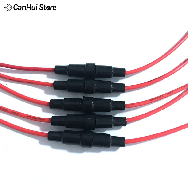 5 шт. винт тип 22/20 AWG провод 5x20 мм встроенный держатель предохранителя домашняя