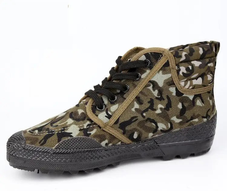 Рабочая обувь Мужская и женская камуфляжная резиновая тренировочная