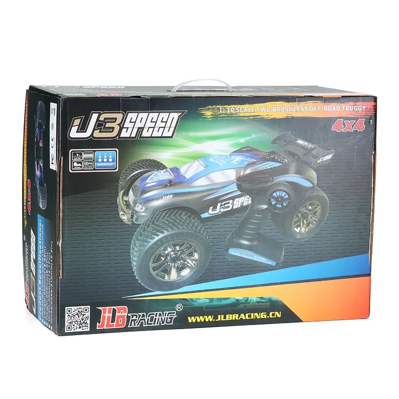 JLB Racing 1/10 J3 Speed 120A 4WD 2 4 GHZ Truggy RC Car RTR с передатчиком Для детей Подарочные