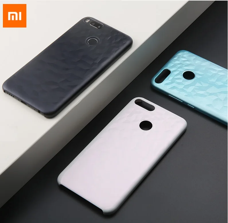 100% Оригинальный Xiaomi mi 5x 5X A1 чехол Официальный текстурированная Жесткий для